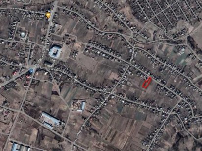 Продам 16 соток за Школою Киїнки! (Р88) Киенка