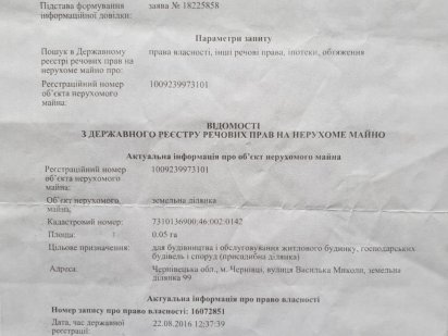 Продам земельну ділянку Годилов