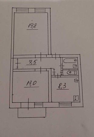 Продам 2-х ком. квартиру - фото 1