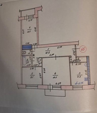 Продаж 3-х кімнатної  квартири - фото 1