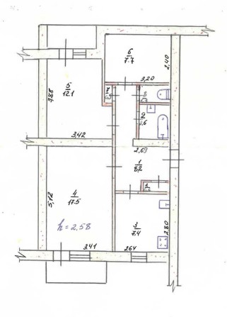 Продам 3-кімнатну квартиру в центрі Старокостянтинова - фото 1