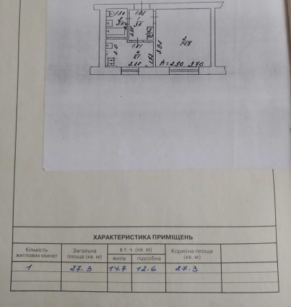 Продаж квартири, перший поверх - фото 1