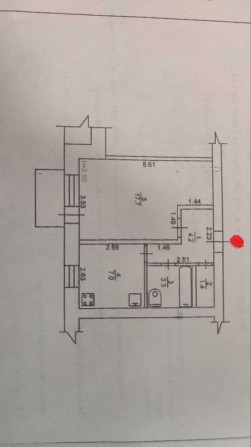 Продам 1-кімнатну квартиру - фото 1