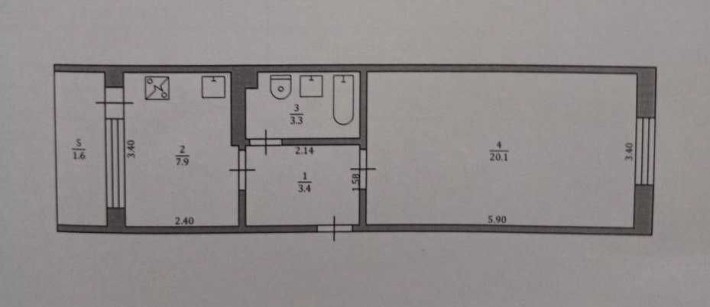 Продаж однокімнатної квартири - фото 1