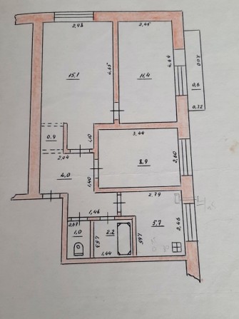 Продам 3-х кімнатну квартиру - фото 1