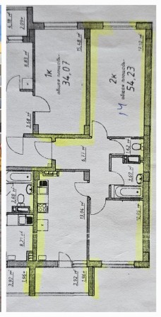 Продажа 2к.кв, 55кв.м, 37990$ - фото 1