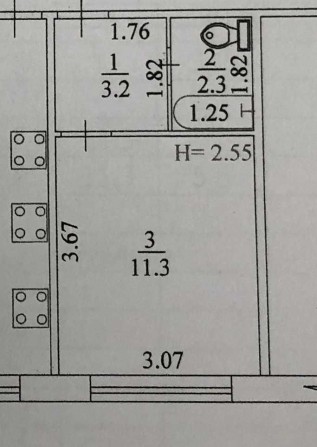 Гостинка со своим сан узлом, ХТЗ, Восточный бул. Каркчача 75, этаж 4/5 - фото 1