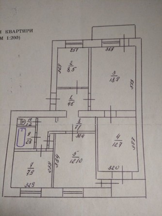 4-х кімнатна квартира - фото 1