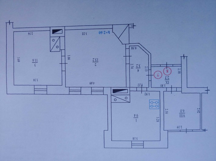 Двухкомнатная квартира в центре без удобств + 4 комнаты 0-ой этаж - фото 1