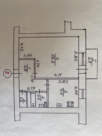 Продам 1 кім квартиру на Хіміку - фото 1