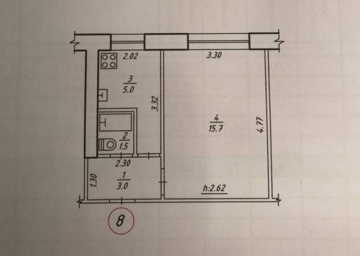 Продам однокімнатну квартиру - фото 1