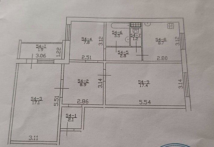 Продам 3-х кімнатну в гарному стані, Летка - фото 1