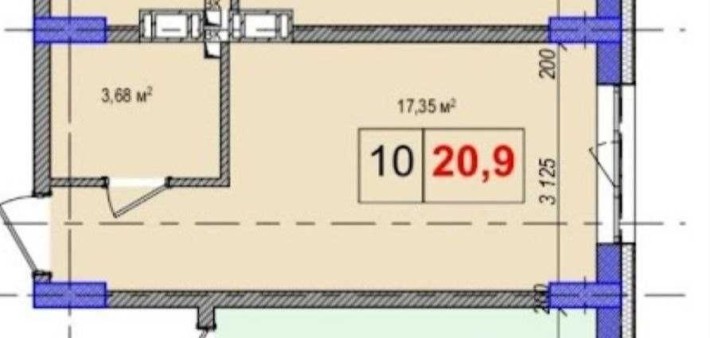 Квартира за 407,550 грн. в Голосіївському районі,без комісії. - фото 1