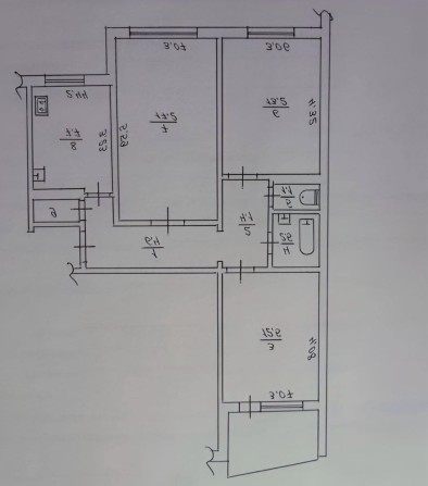 Продаж 3-х кімнатної квартири біля Юрія-Фарм - фото 1