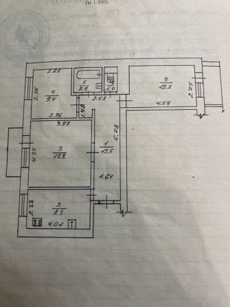 Терміновий продаж 3-х кімнатна вул.Василя Стуса,95 р-н Казбет - фото 1