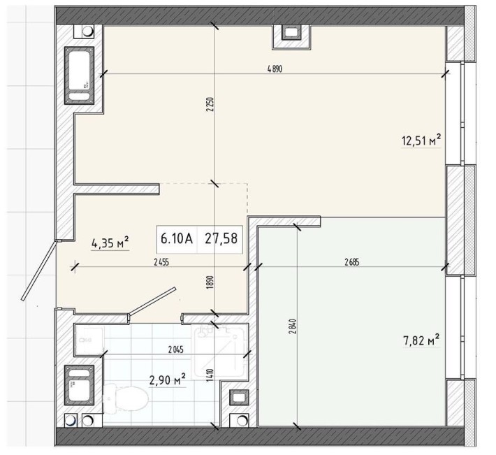 ЖК Апарт Хол, продаж 1кім квартири. Переуступка забудовник Галжитлобу - фото 1