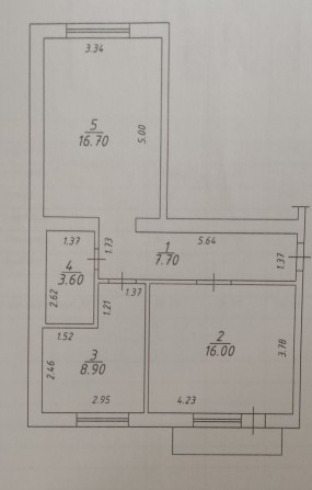 Продам 2х комнатную квартиру. Чешка. Николаевка - фото 1