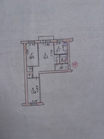 Продам 3-х комнатную квартиру 56,5 кв.м. на Космосе - фото 1