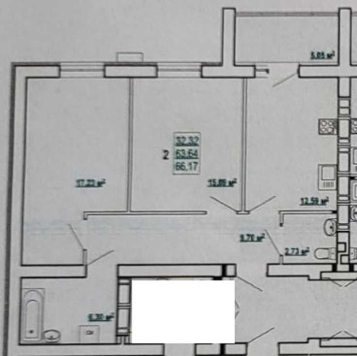 ЖК СКАЗКА продам 2-комн квартиру 68м2 в Заселенном доме MV - фото 1