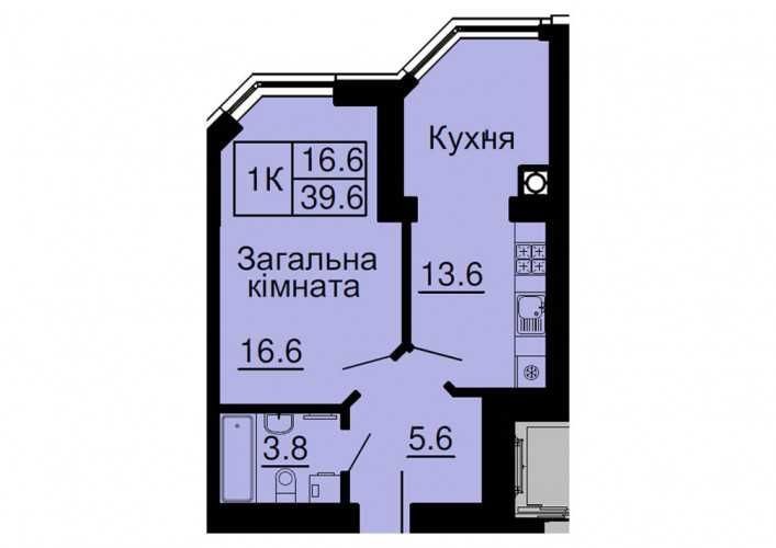 БЕЗ%Продаж 1кім кв на ЖК Резиденціяї від Мартинова - фото 1