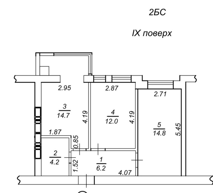 Продам 2х кім в 14/3 в ЖК Уютний Квартал - фото 1