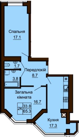 Підходить під іпотеку. ЖК Софія Резиденс.Софіївська Борщагівка. - фото 1