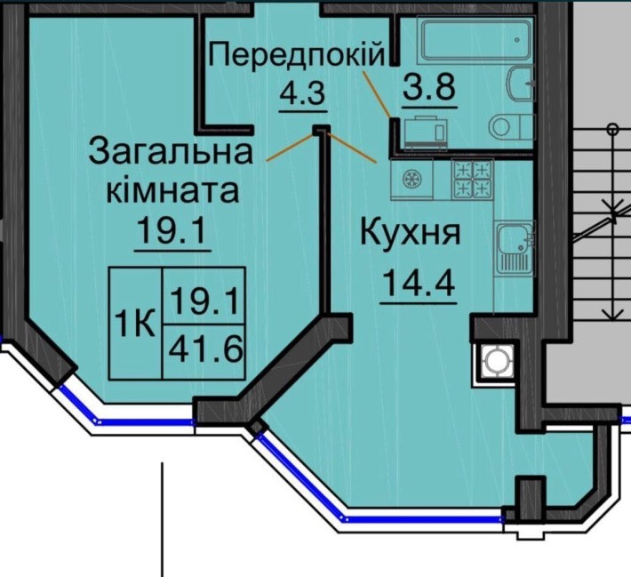 Продається 1 к квартира в ЖК Софія Резиденс ціна під ключ - фото 1