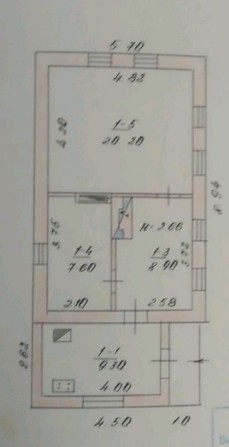 Продам дом на Гданцевке.  Цена 8000 $ ! - фото 1