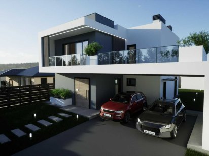 Сучасний будинок з плоским дахом 170 м.кв. Софіївська Борщагівка