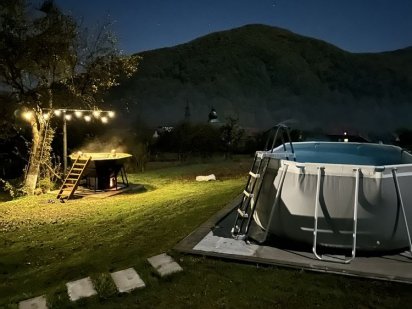 Садиба ЕКО-ДІМ, з власним Чаном та басейном відпочинок в Закарпатті Солочин