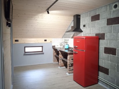 Новобудова, будинок поряд з горами та лісом Микуличин