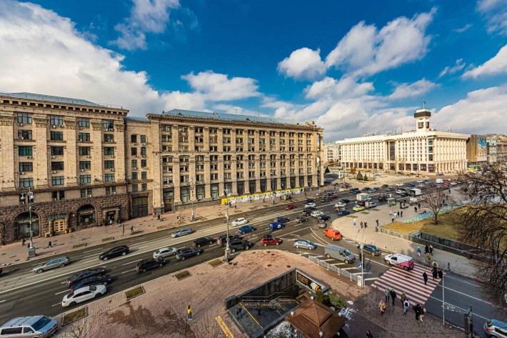 2к квартира в центре возле Майдана, Крещатик 13 - фото 1