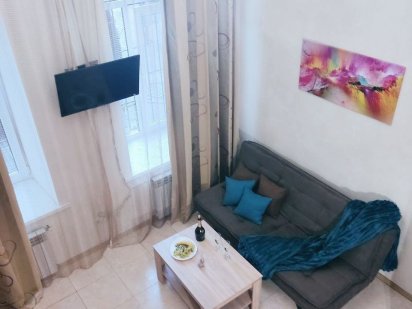 Центр, уютная студия на первом этаже, Большая Арнаутская/Преображенска