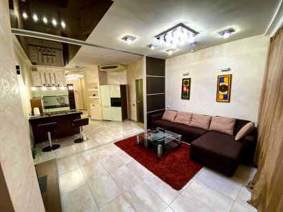 Уютная теплая квартира с камином в Мост Сити, 17 этаж Дніпро