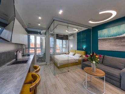 Квартира студія подобово в ЖК «Комфорт таун», Лівий берег, Київ Киев