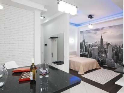 Современная квартира-студия с дизайнерским ремонтом! Харьков посуточно Харьков