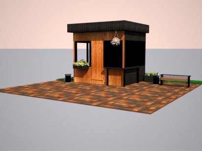 Готовый Киоск под кофейню Полтава