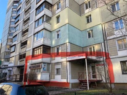 Фасадне приміщення 112м2  м. Позняки  вул. Мішуги 1/4 Київ