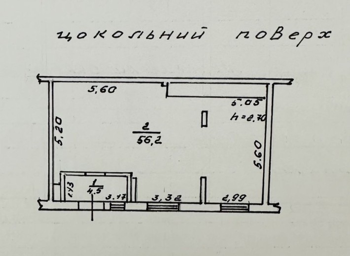 Нежилое помещение с ремонтом 60.7 кв.м. в ЖК Одесские традиции - фото 1