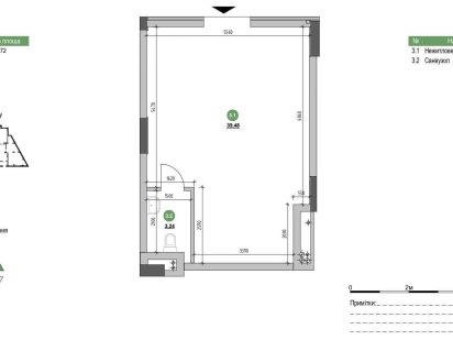 Продам комерційне приміщення 42.7 м2 у престижному ЖК “Голоські Кручі” Львів