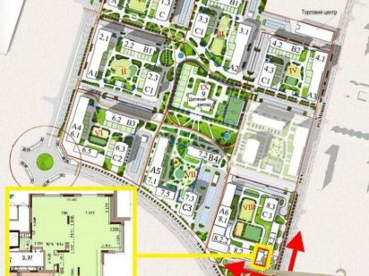 Продажа фасадного помещения 135 м² в ЖК Варшавский, Ретровиль, Свободы Київ