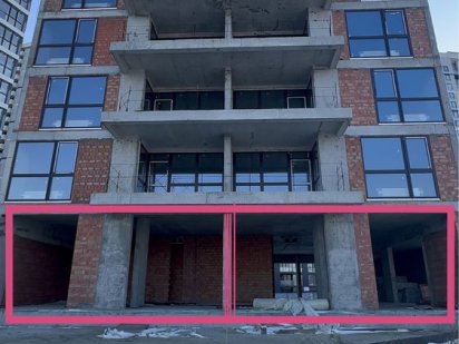 Продам коммерческое помещение в ЖК ЗАРЕЧНЫЙ. Осокорская. Фасад. Метро Киев