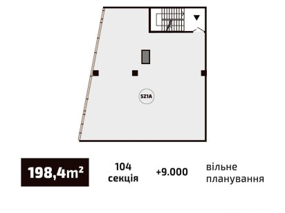Комерційне приміщення 198,4 кв.м. у ЖК White Lines м. Голосіївська Київ