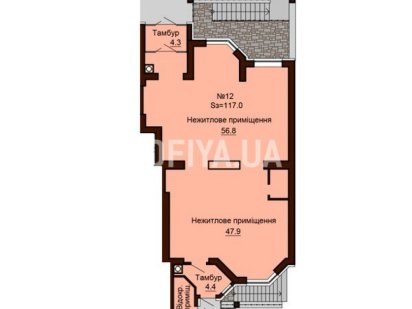 ЖК СОФІЯ продаж приміщення 1 поверх 117,6 Софиевская Борщаговка