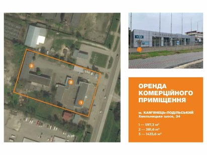 Оренда комерційного приміщення в м. Кам'янець-Подільський Кам'янець-Подільський