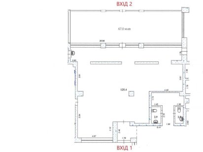 Оренда приміщення 127 м.кв. Стрый
