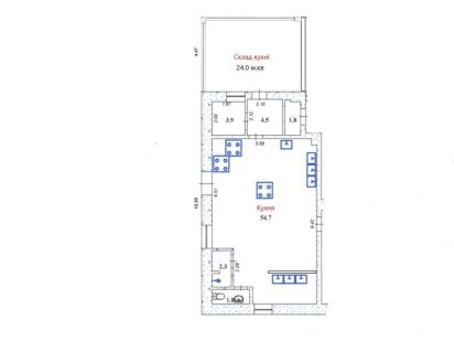 Оренда приміщення кухні 93 м.кв з допоміжними приміщеннями Стрый