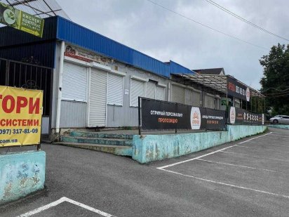 Торговий павільйон під інтернет-магазин фасад ринку вул Балукова Крюківщина
