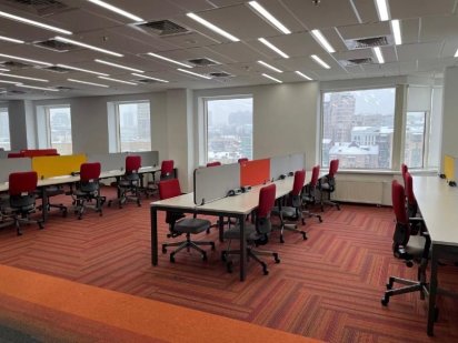 ‼️БЦ Eurasia, офіс 830м2, з меблями, Центр, Метро Киев