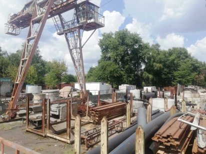 Оренда майданчика з козловим краном (12 тонн) у Вінниці Винница